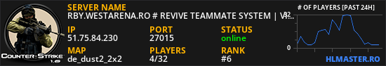 RBY.WESTARENA.RO # REVIVE TEAMMATE SYSTEM | VIP FREE